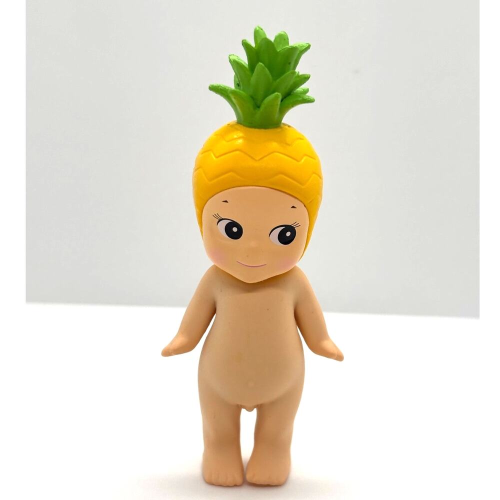 New Unbranded Kewpie/Angel Mini Collectible Figure, Pineapple Costume, Open Bx